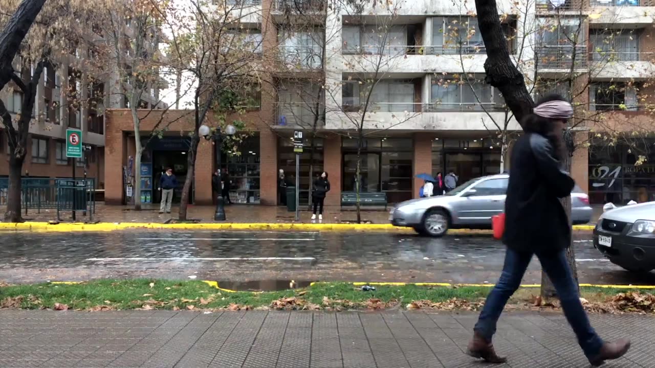 A street after rain